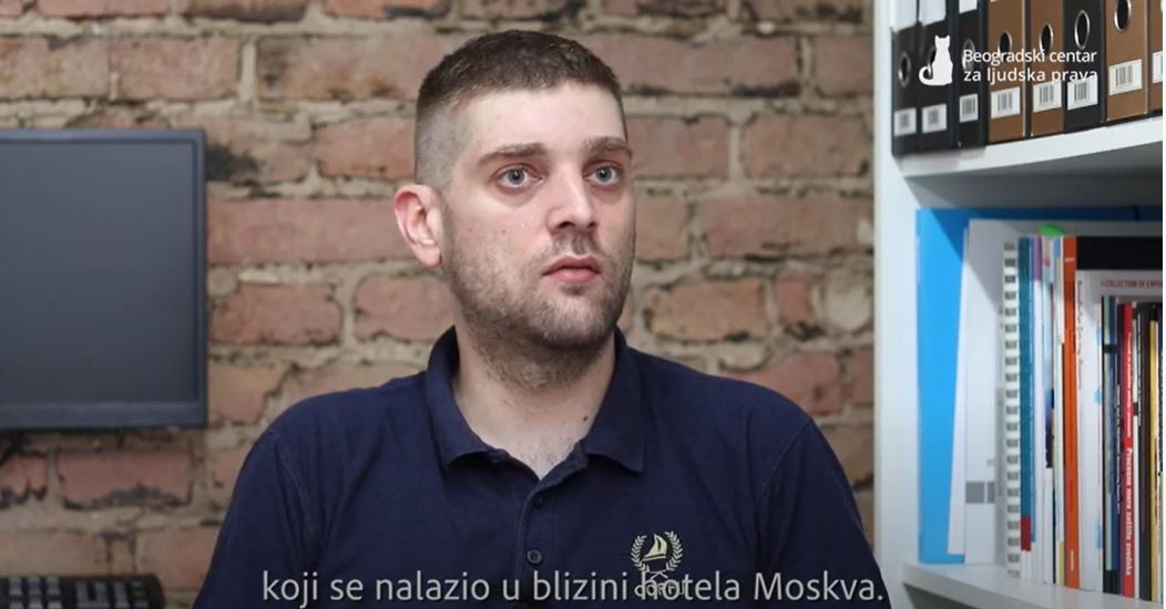 Pogledajte svedočenje Stefana Miletića koga je policija brutalno pretukla na Terazijama 8. jula